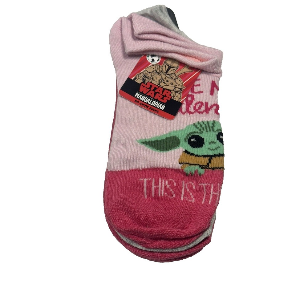 3‎ pairs star wars mandalorian womens no show ankle socks show size 4-10